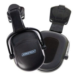 Orejeras reductoras de ruido compatibles con cascos de seguridad con ranuras