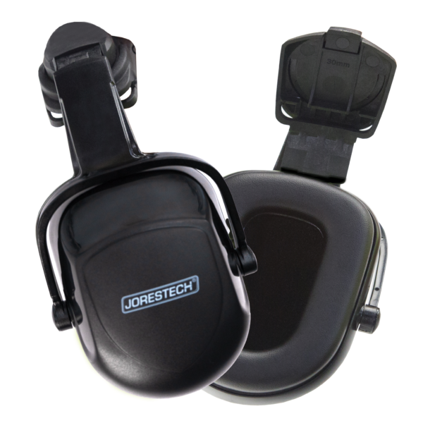 Orejeras reductoras de ruido compatibles con cascos de seguridad con ranuras