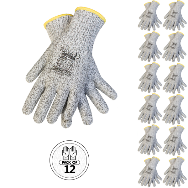 12 pares de guantes de seguridad multiusos JORESTECH resistentes al corte