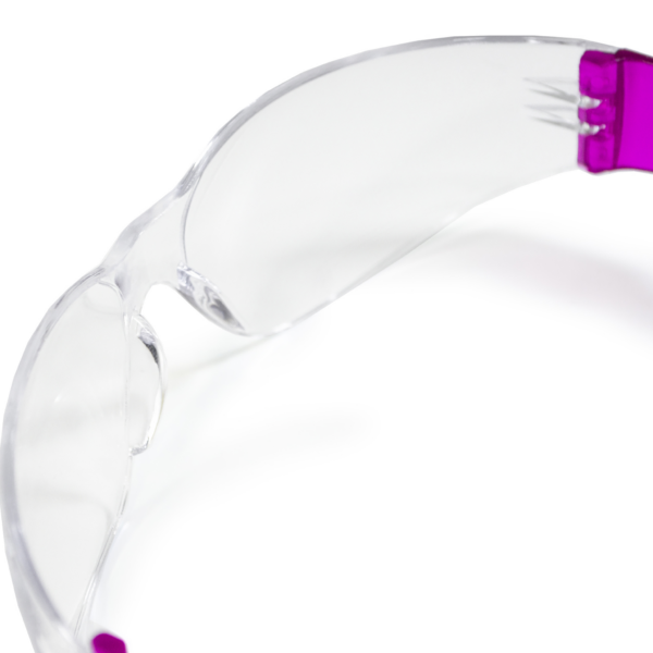 Gafas de seguridad transparentes para protección contra impactos altos con recubrimiento UV