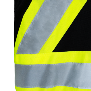 Polo de manga larga de seguridad bicolor reflectante Hi-Vis X-Back - Image 8