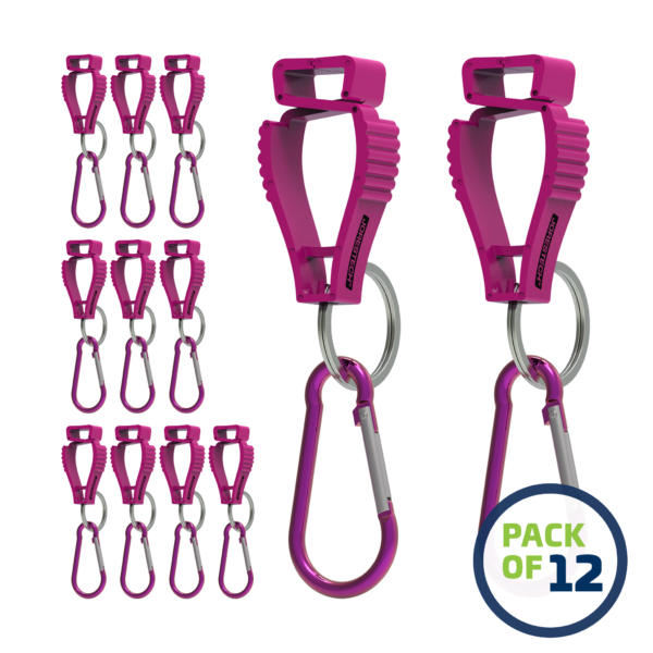 JORESTECH soporte colgador para clip de guantes, pinza de trabajo, sujetador de seguridad con clip