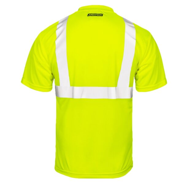 Camisa de seguridad ANSI clase 2 tipo R con transferencia térmica reflectante en la espalda