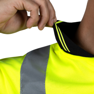 Polo de seguridad de alta visibilidad reflectante que disimula la suciedad, Clase 3 - Image 7
