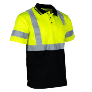 Polo de seguridad de alta visibilidad reflectante que disimula la suciedad, Clase 3 - Image 5
