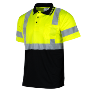 Polo de seguridad de alta visibilidad reflectante que disimula la suciedad, Clase 3 - Image 6
