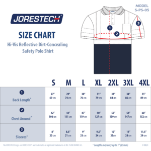 Polo de seguridad de alta visibilidad reflectante que disimula la suciedad, Clase 3 - Image 4