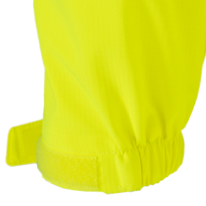 Chaqueta impermeable ripstop de alta visibilidad con cintas reflectantes de transferencia térmica