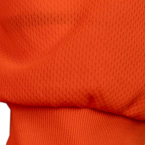 Camiseta de seguridad de manga larga con tiras reflectantes y tejido bird's eye