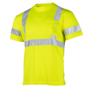 Camisa de seguridad con bolsillo reflectante alta visibilidad Clase 3