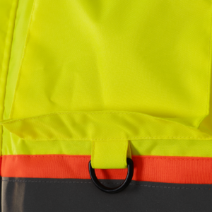 Chaleco de seguridad polar aislante de dos tonos de alta visibilidad con franjas reflectantes - Image 10