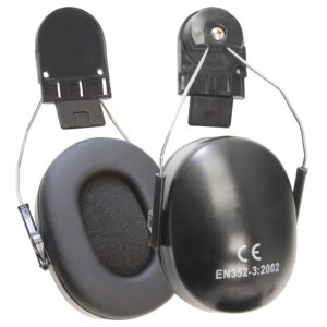 Kit de casco estilo gorra de seguridad con pantalla facial de malla de hierro y orejeras - Image 10