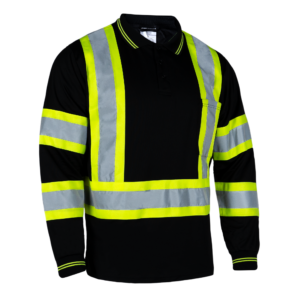 Polo de manga larga de seguridad bicolor reflectante Hi-Vis X-Back - Image 5
