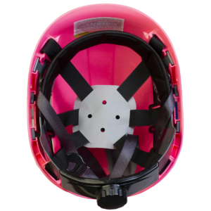 Casco de suspensión de 6 puntos para una protección superior contra impactos en construcciones, como casco para trabajos en árboles compatible con gafas de protección y más