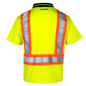 Polo de seguridad bicolor reflectante de alta visibilidad - Image 12